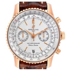 LE Breitling Navitimer 125. Jahrestag LE Herrenuhr A26322 Box Papiere
