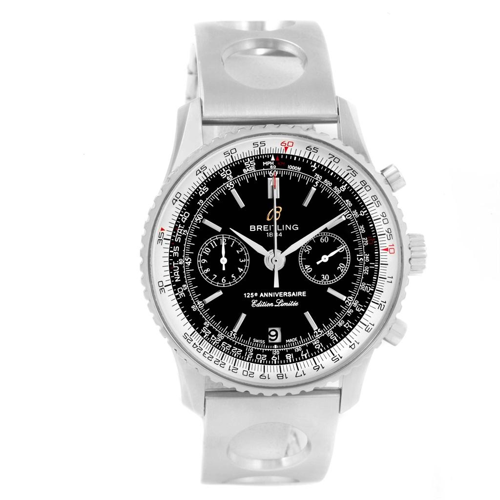 Breitling Navitimer 125th Anniversary Limited Edition Watch A26322 In Excellent Condition In Atlanta, GA
