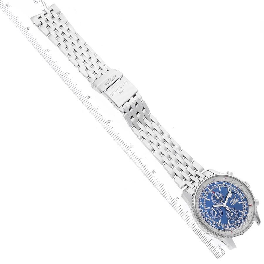 Breitling Navitimer 1461 Chrono Moonphase Limited Edition Watch A19370 Box Card 2