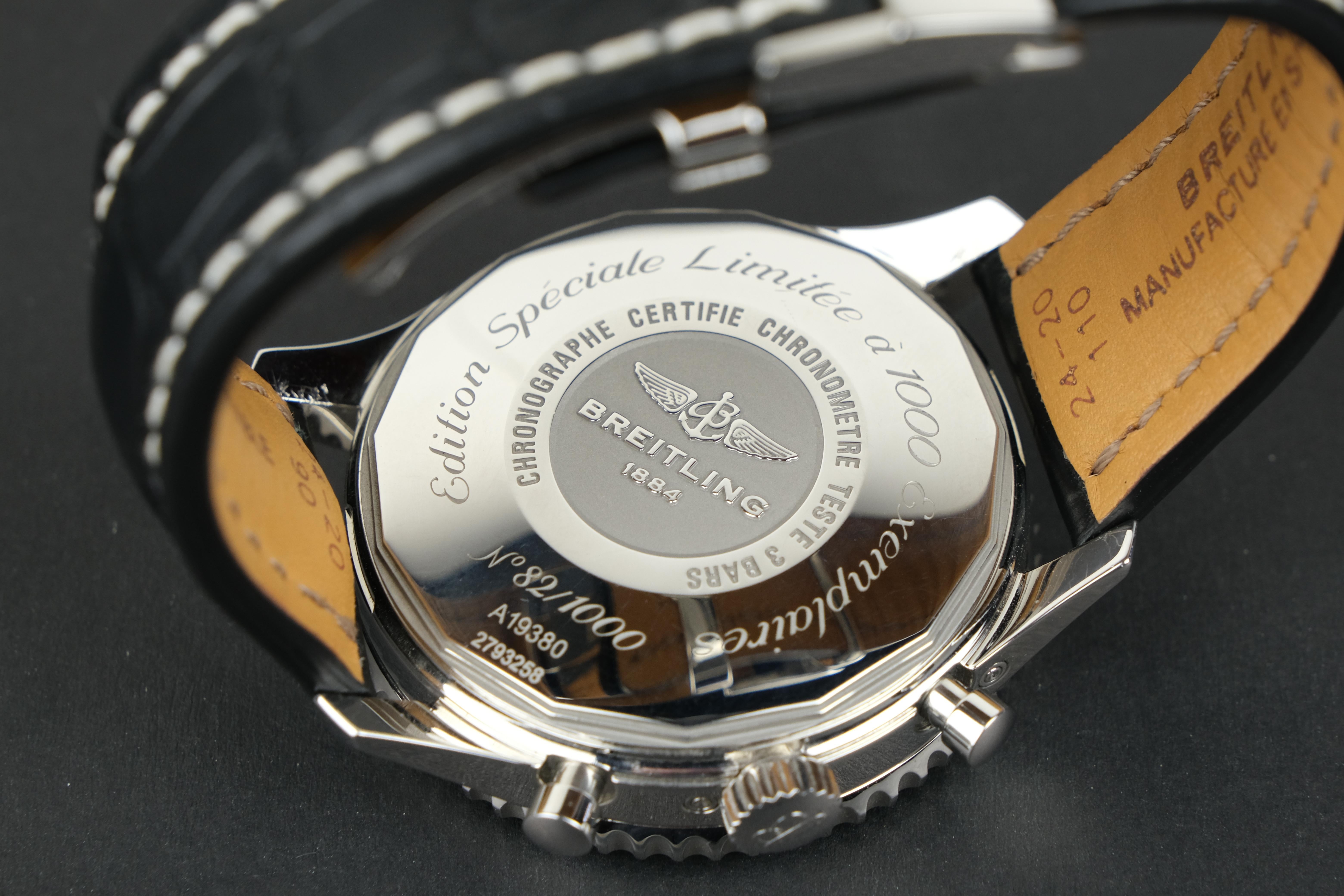 Breitling Navitimer 1461 Limited Edition Triple Calendar Chronograph Wristwatch 1