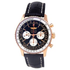 Breitling Navitimer 18 Karat Rose Gold Men's Watch Automatic RB0120