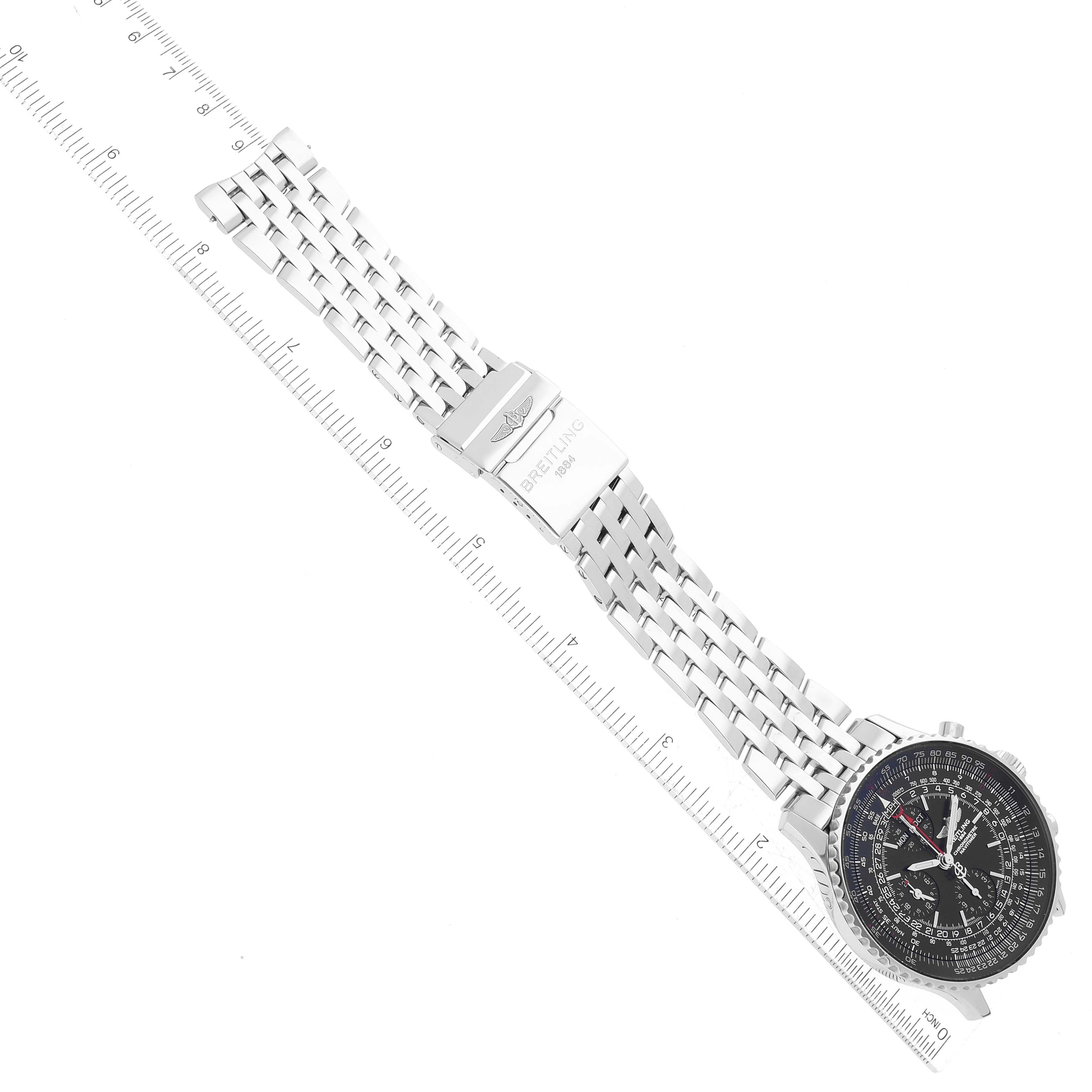 Breitling Navitimer 1884 Edizione Limitata Orologio da Uomo in Acciaio A21350 Scheda Scatola in vendita 3