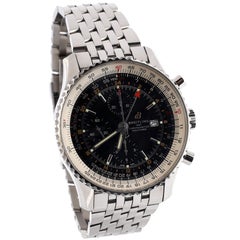 Breitling Navitimer 1884 World GMT Chronograph Automatic Watch Stainless