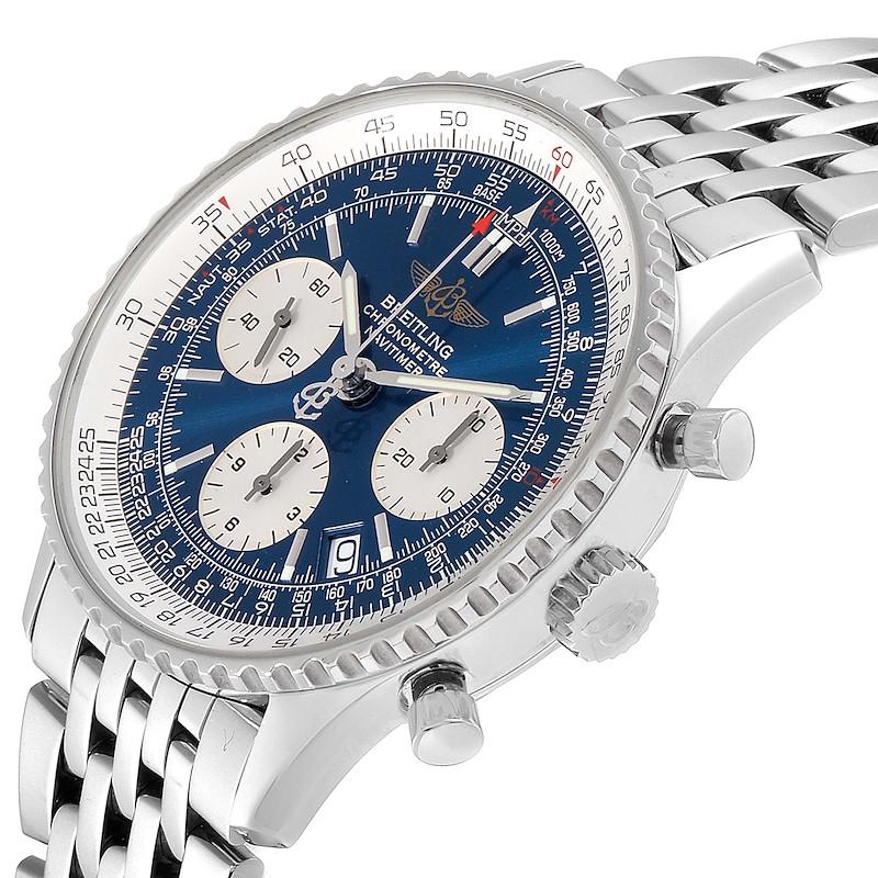 breitling uhr blaues zifferblatt