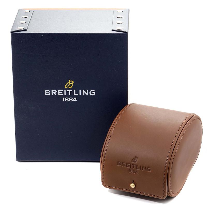 Breitling Navitimer Blaues Zifferblatt Chronograph Stahl-Herrenuhr A23322 im Angebot 3