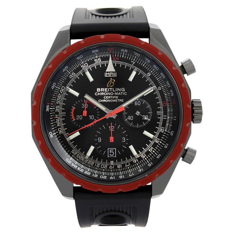 Breitling Navitimer PVD Steel Chrono-Matic LTD Edition Mens Watch ...