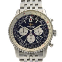 Breitling Navitimer 50th Anniversary Steel Panda Black Dial Watch A41322/B633