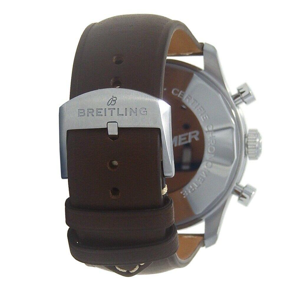 Breitling Navitimer 8 Day Date Stainless Steel Automatic Men's Watch A13314 For Sale 1