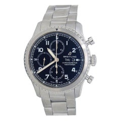 Breitling Navitimer, montre automatique pour hommes 8 jours en acier inoxydable A13314
