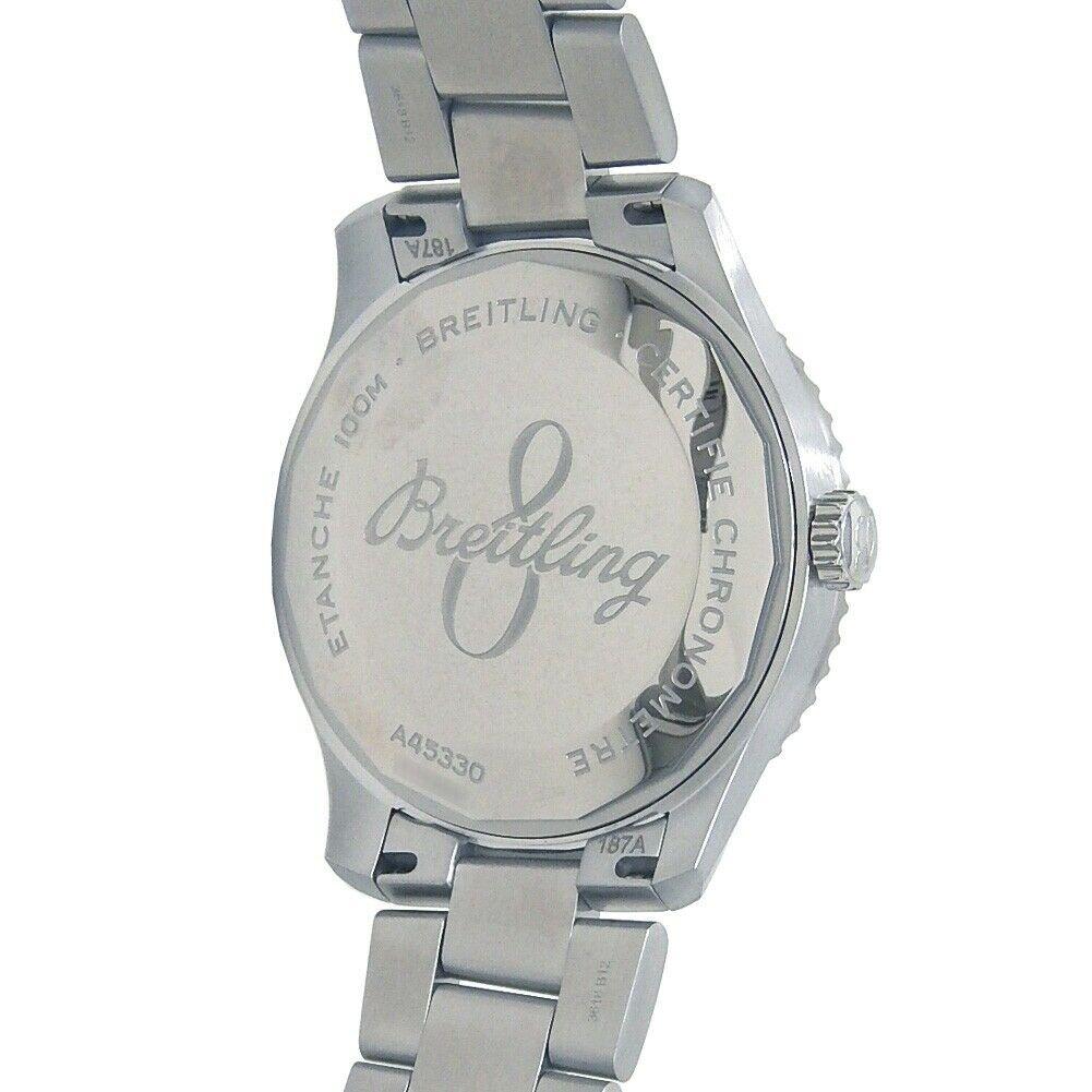 Breitling Navitimer 8 Day Date Stainless Steel Men's Watch Automatic A45330 For Sale 1