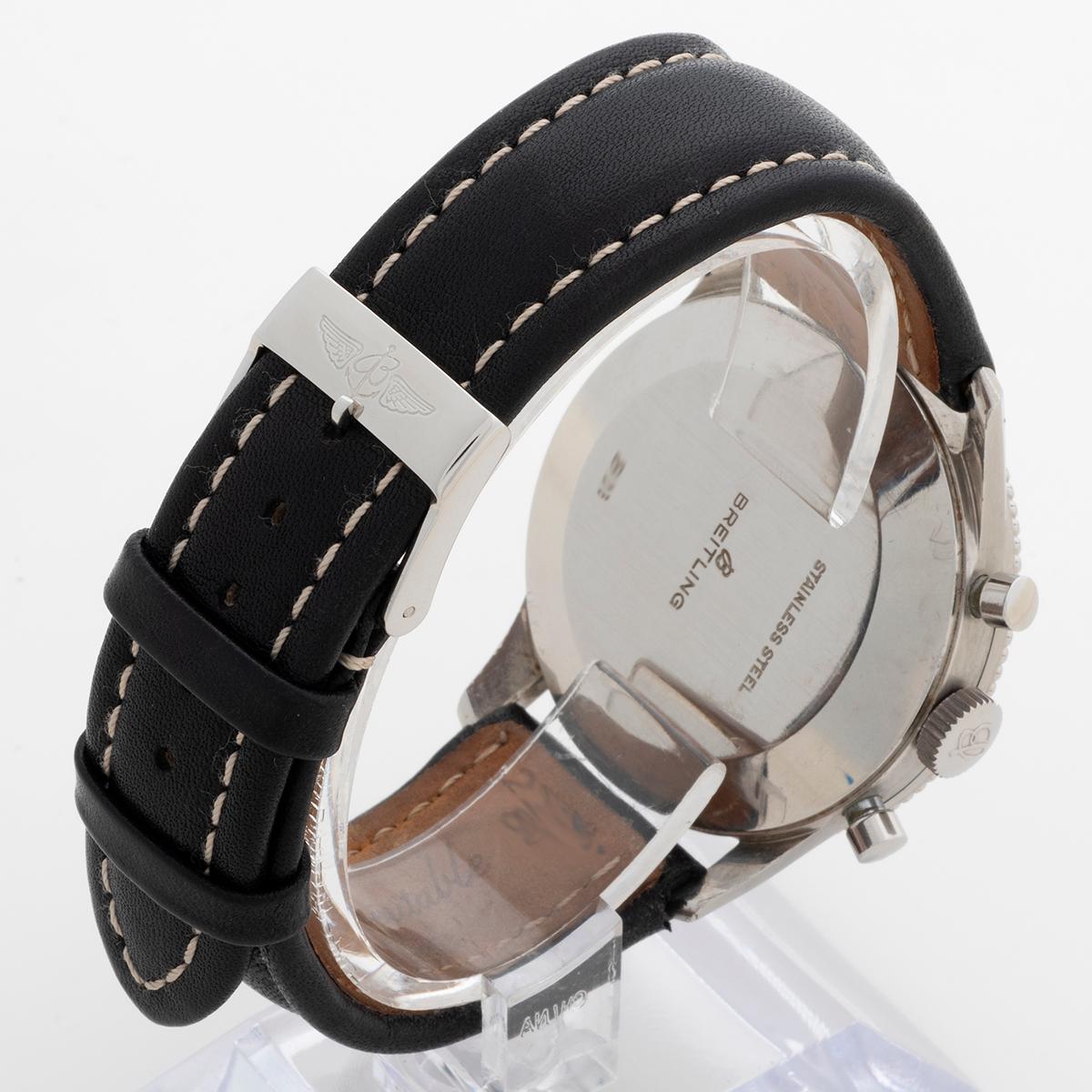 Women's or Men's Breitling Navitimer 806 Wristwatch. Original Bead Rotating Bezel. Dated 1960 For Sale