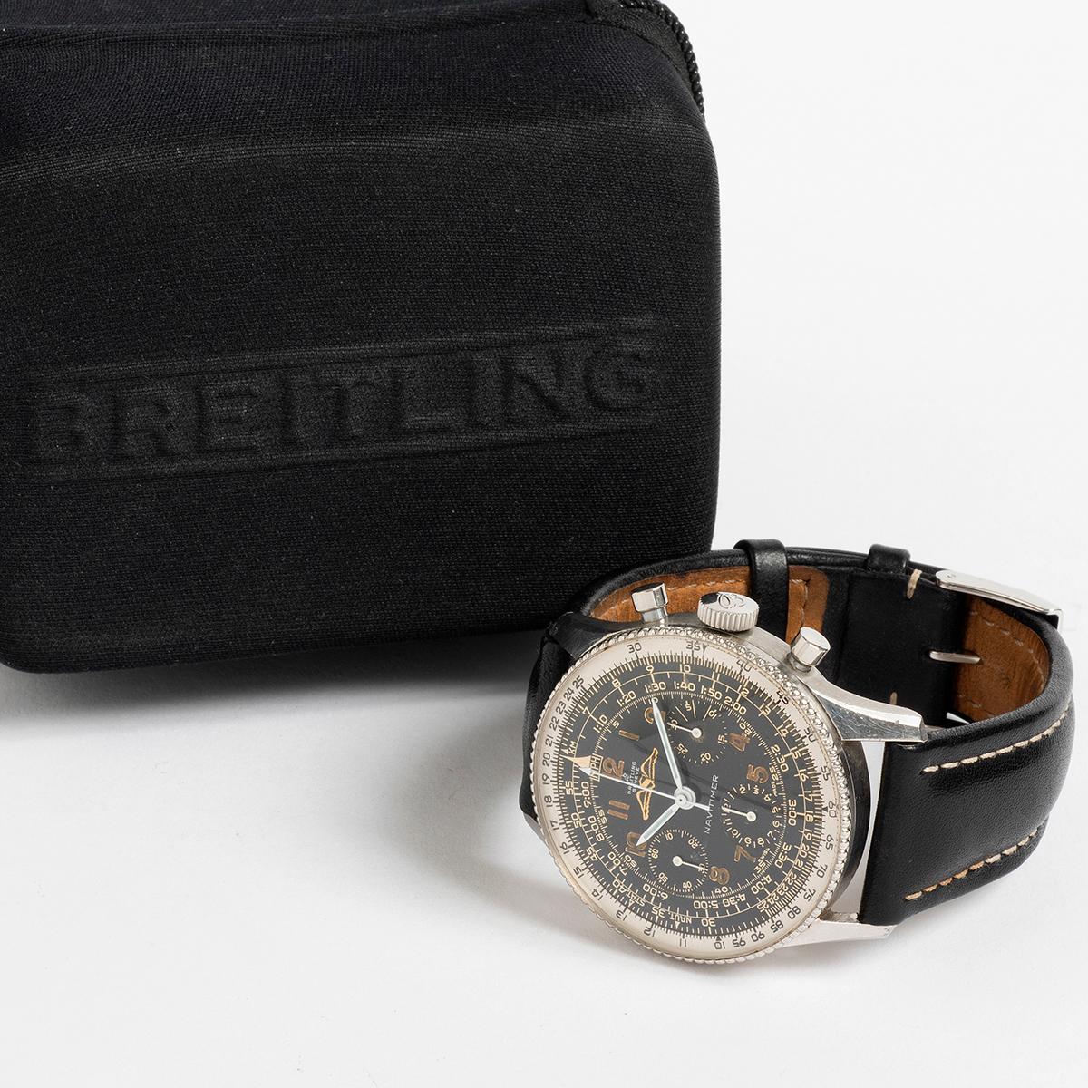 Breitling Navitimer 806 Armbanduhr. Original Perle Drehbare Lünette. Datiert 1960 für Damen oder Herren im Angebot