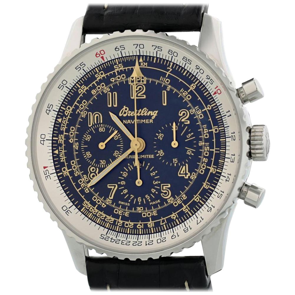 Breitling Navitimer A11022 with Band and Black Dial Certified Pre-Owned