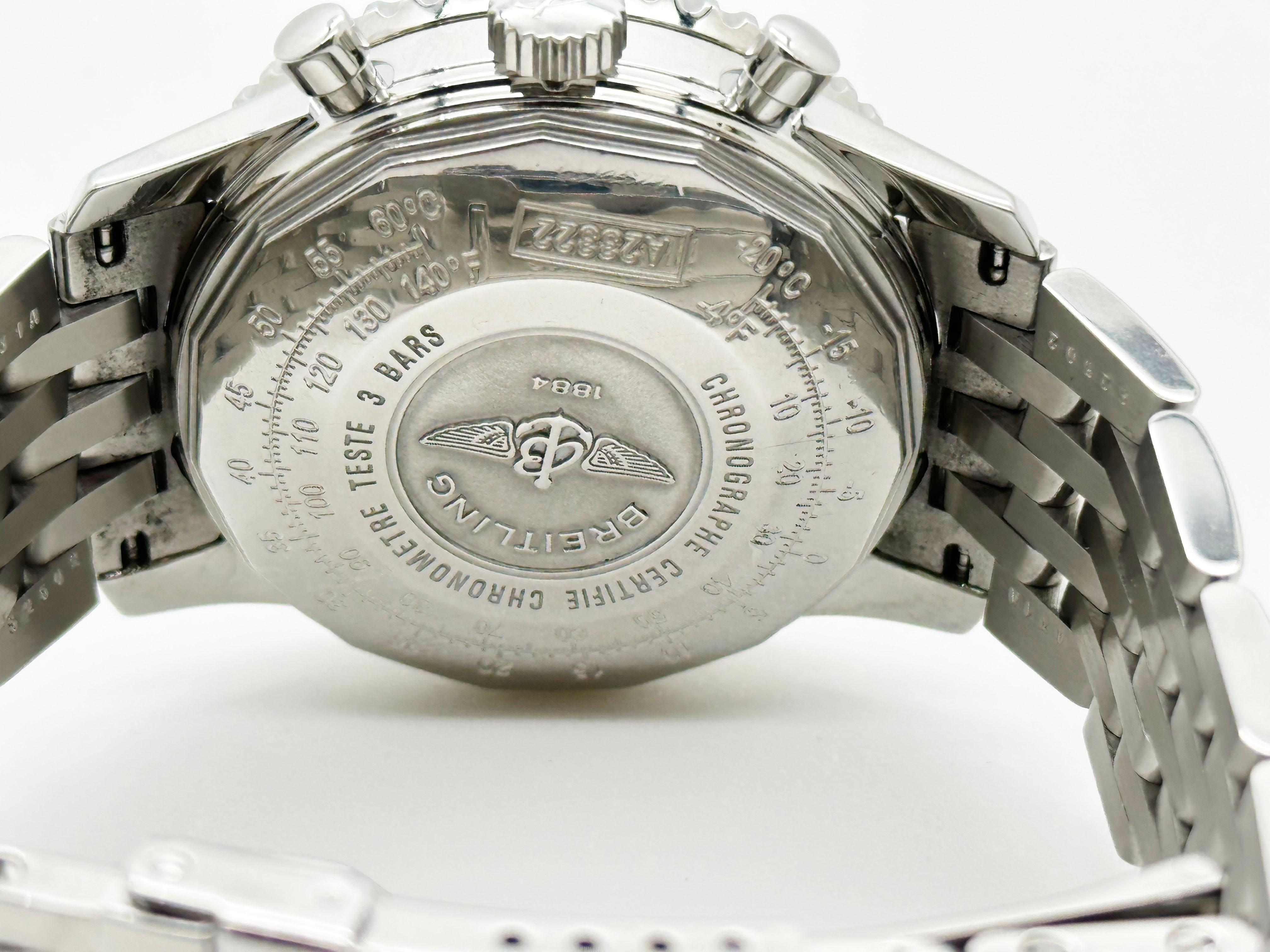 Breitling Navitimer A23322 42mm Cadran noir Acier inoxydable 2