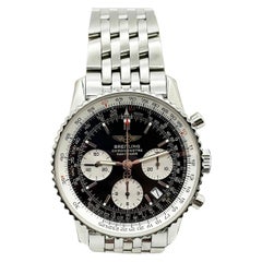 Breitling Navitimer A23322 42mm Cadran noir Acier inoxydable
