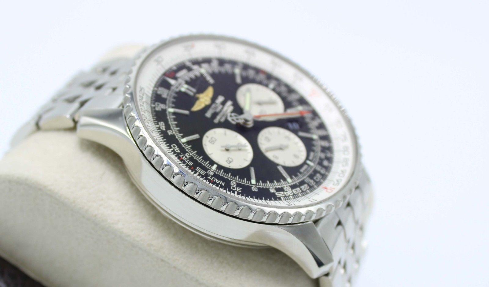 Breitling Navitimer AB0127 Chronograph Black Dial Stainless Steel 1