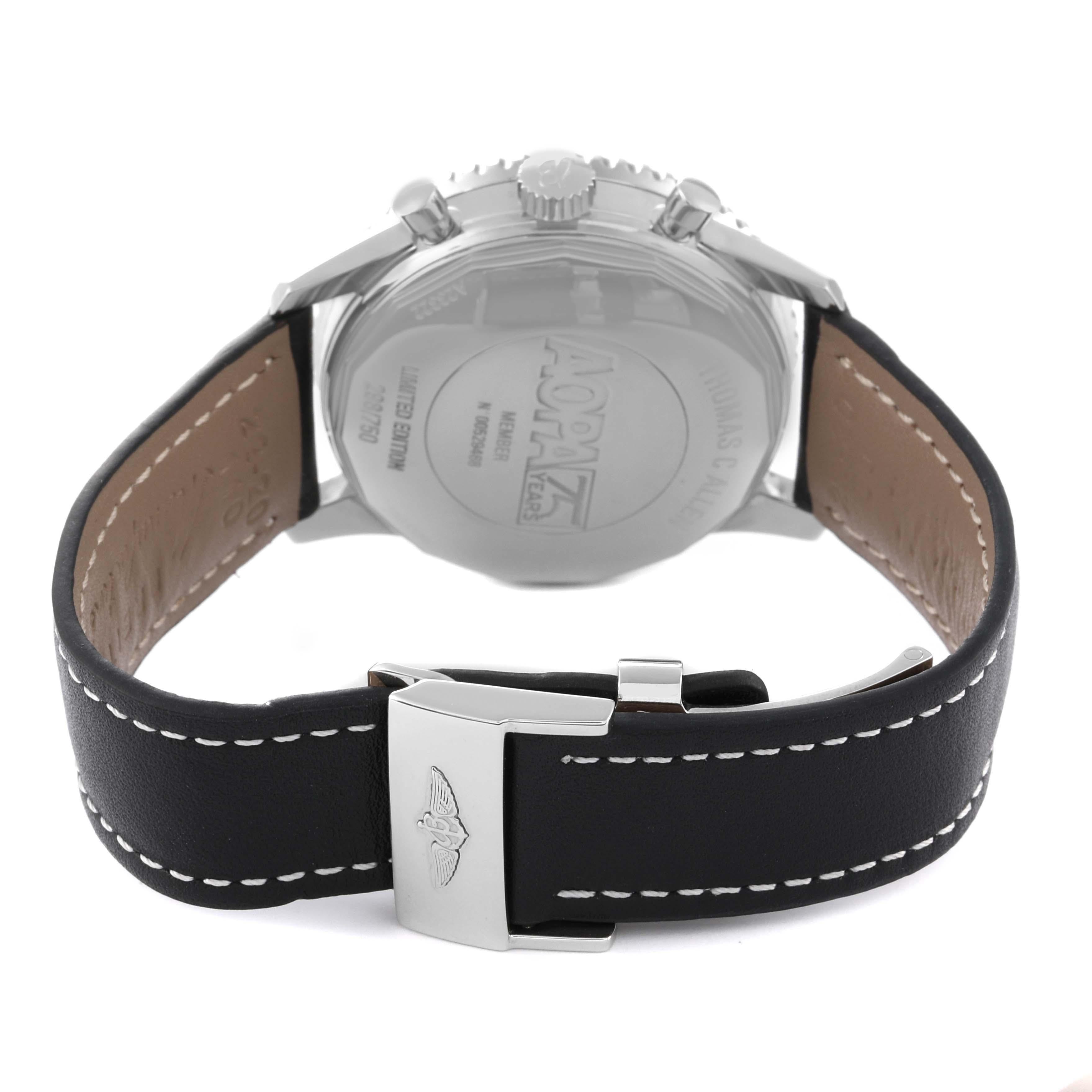 Breitling Navitimer AOPA LE Black Dial Steel Mens Watch A23322 Box Papers 2