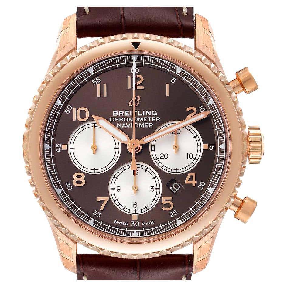 Breitling Navitimer Aviator 8 B01 Rose Gold Mens Watch RB0117 Unworn Breitling Navitimer Aviator 8 B01 Rose Gold Mens Watch RB0117 Unworn