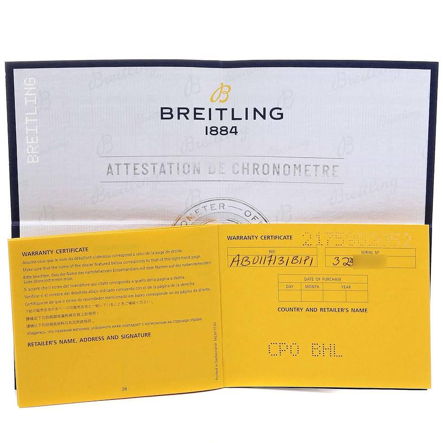 Breitling Navitimer Aviator 8 B01 Steel Men's Watch AB0117 Unworn 4