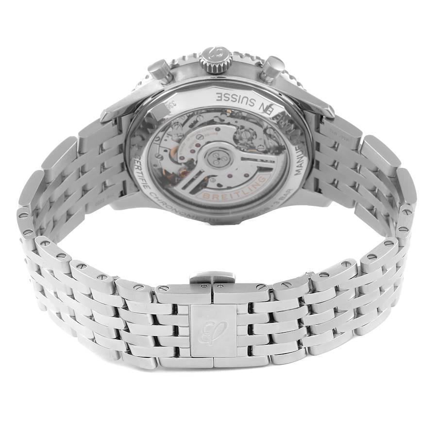 Breitling Navitimer B01 Stahl-Herrenuhr AB0138 mit schwarzem Zifferblatt 4