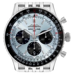Breitling Navitimer B01 Montre pour hommes avec cadran bleu en acier AB0138 Boîte Card