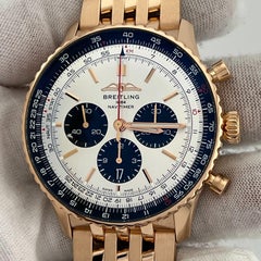Breitling Navitimer B01 Chronograph RB0137 18K Rose Gold Box Paper 46mm 2023