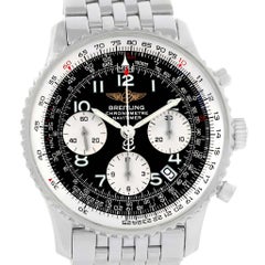 Breitling Navitimer Black Arabic Dial Steel Men's Watch A23322