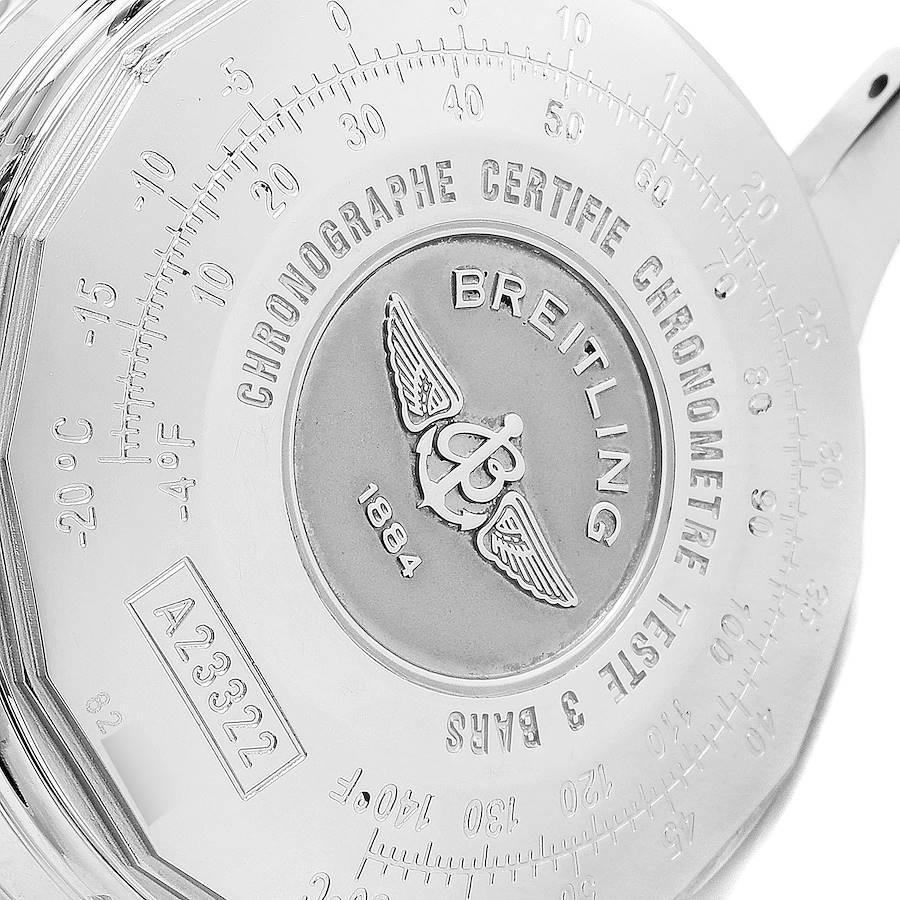 Breitling Navitimer Black Dial Chronograph Steel Men's Watch A23322 1