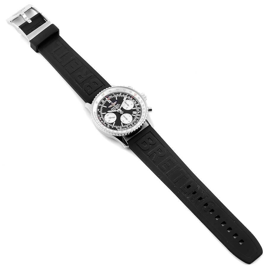 Breitling Navitimer Black Dial Chronograph Steel Men's Watch A23322 3