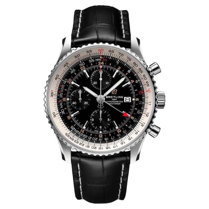 Navitimer Gmt Breitling Navitimer Chronograph GMT 46 at 1stDibs