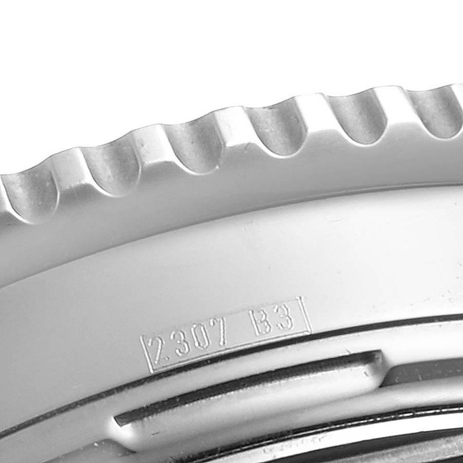 Breitling Navitimer Chronograph Silber Zifferblatt Stahl-Herrenuhr A23322 im Angebot 3
