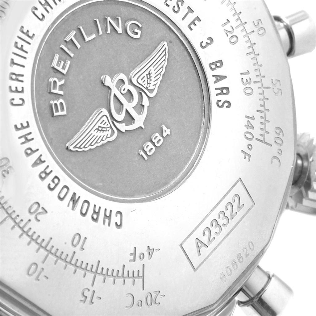 Breitling Navitimer Chronograph Silver Dial Steel Men’s Watch A23322 For Sale 3
