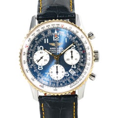 Breitling Navitimer D23322 Mens Automatic Watch Blue Dial Chronograph