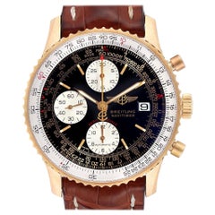 Breitling Navitimer Fighter Yellow Gold LE Men's Watch H13330 Box Papers