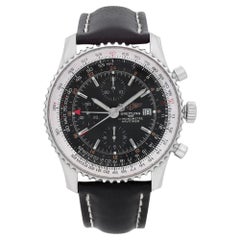 Breitling Navitimer GMT Steel Black Dial Automatic Watch A2432212/B726-441X
