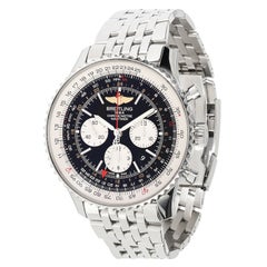 Breitling Navitimer GMT AB044121/BD24 Men
s Watch in Stainless Steel