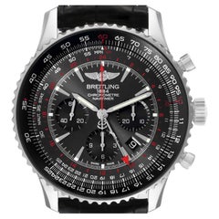 Orologio da uomo Breitling Navitimer GMT Strato Grigio Edizione Limitata AB0441 Scheda Scatola