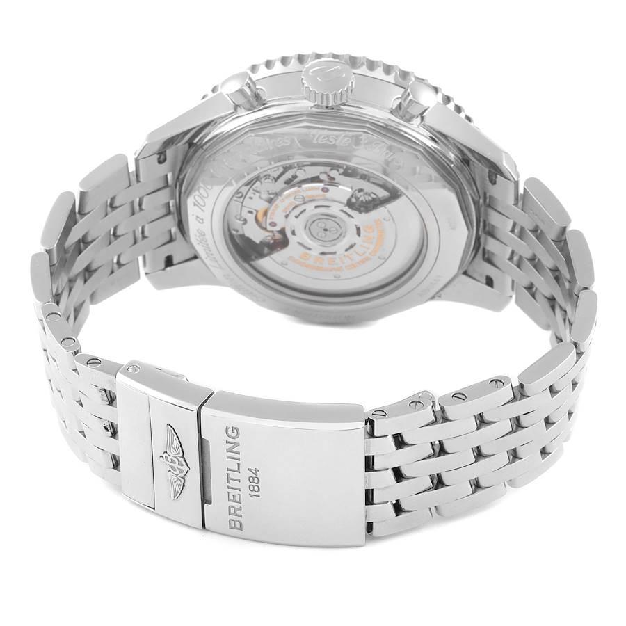 Breitling Navitimer Montre GMT Stratos grise en édition limitée avec carte boîte AB0441 en vente 1