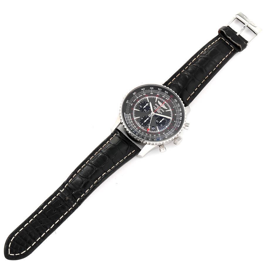 Breitling Navitimer GMT Stratos Graue Uhr in limitierter Auflage AB0441 mit Boxpapieren im Angebot 2