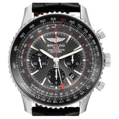 Breitling Navitimer GMT Stratos Graue Uhr in limitierter Auflage AB0441 mit Boxpapieren