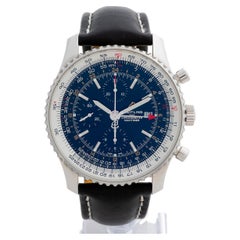 Breitling Navitimer GMT / World Wristwatch Ref A24322. Discontinued Reference.