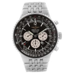 Breitling Navitimer Heritage Steel Black Dial Mens Automatic Watch A35350