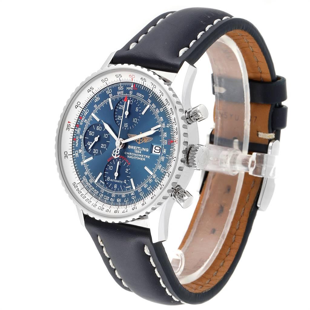 Navitimer heritage blue best sale