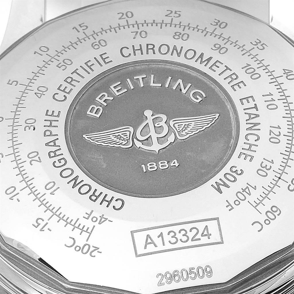 Breitling Navitimer Heritage Blue Dial Men's Watch A13324 Box Papers For Sale 3