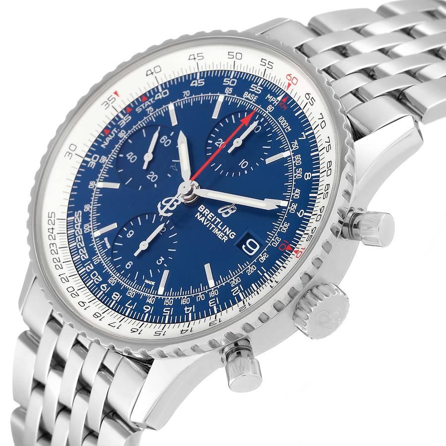 breitling navitimer blaues zifferblatt