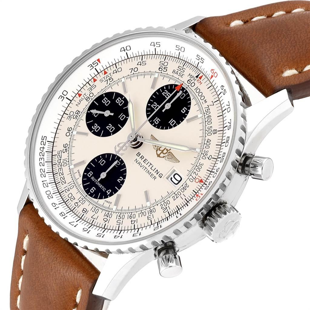Breitling Navitimer Heritage Panda Dial Men's Watch A13324 Box Papers 2