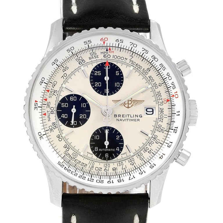 Breitling Navitimer Heritage Panda Dial Men’s Watch A13324 Box Papers ...