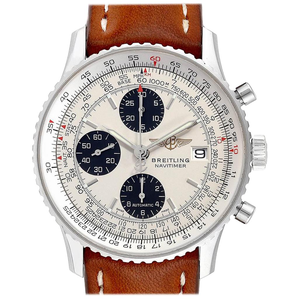 Breitling Navitimer Heritage Panda Dial Men's Watch A13324 Box Papers
