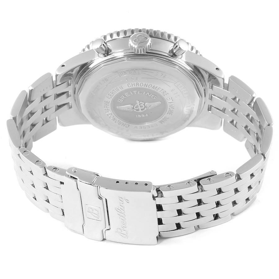 Breitling Navitimer Heritage Rhodium Zifferblatt Automatik-Herrenuhr A35340 4