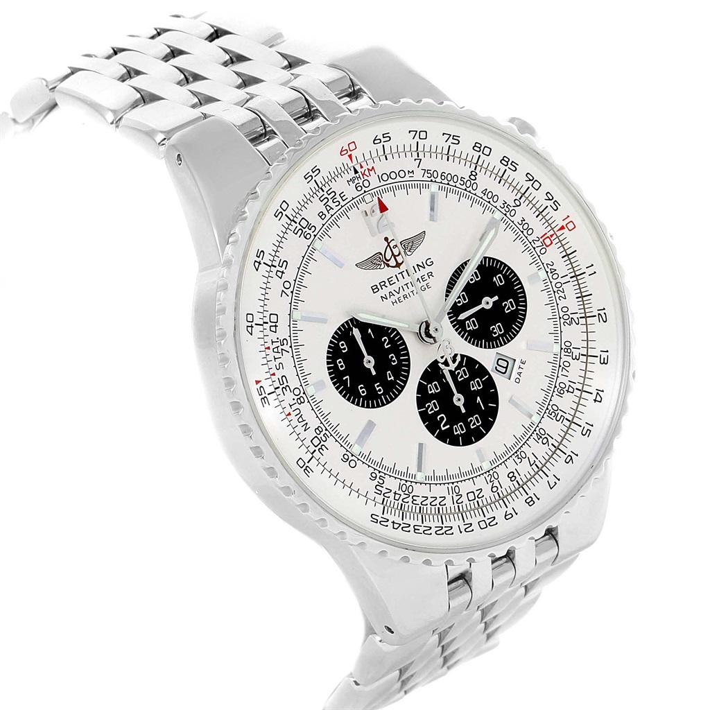 Breitling Navitimer Heritage Silver Dial Automatic Men’s Watch A35340 2